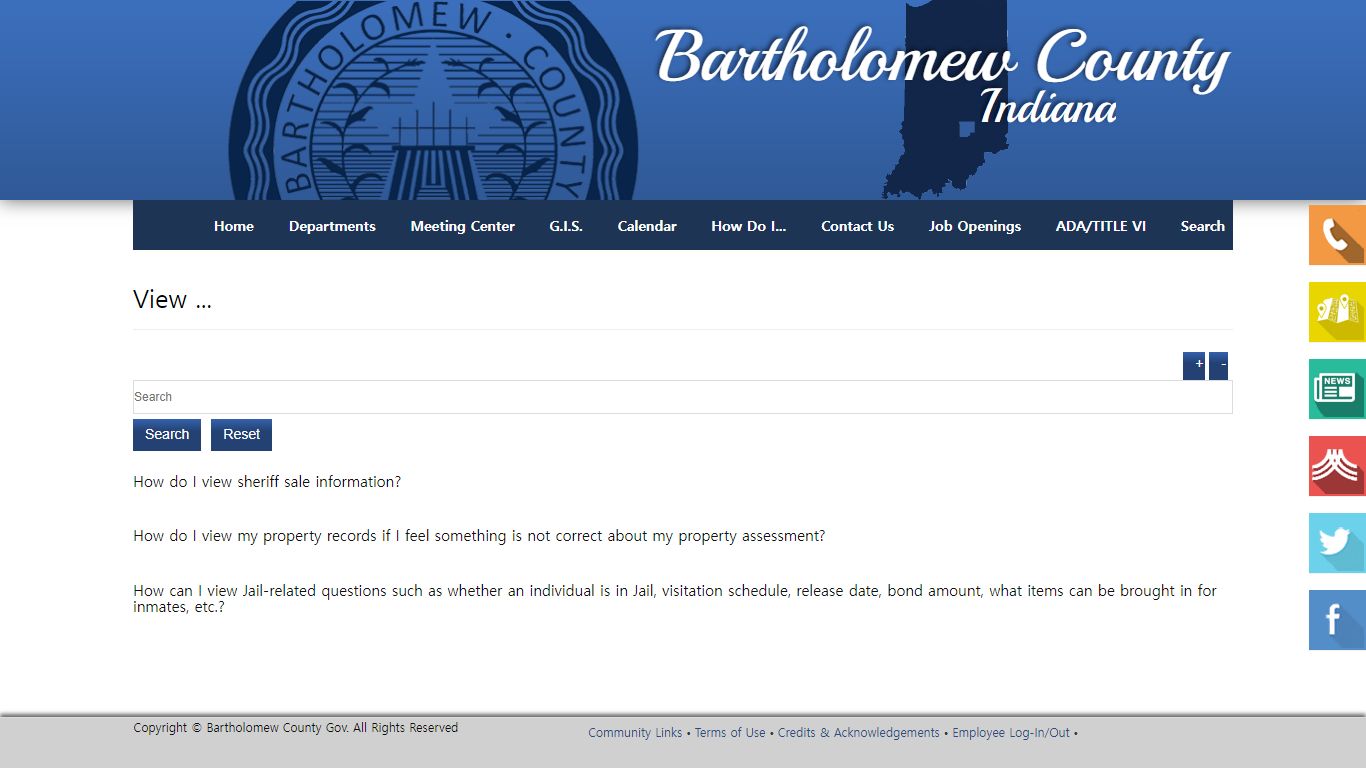 View ... - Bartholomew County, Indiana